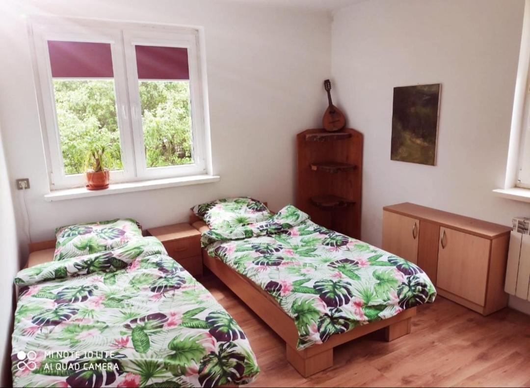Ferienwohnung Gromadzyniowka-Pod Czarnym Kogutem Ustrzyki Dolne Exterior foto